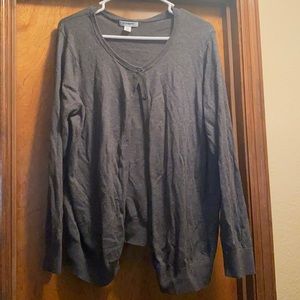 Old Navy 2XL Gray sweater cardigan